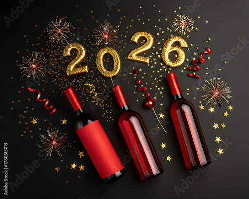 Red and gold celebration