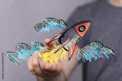 Artistic illustration of a ...