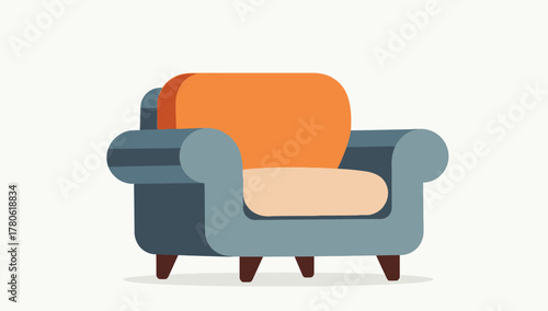 Mid-Century Armchair Interior