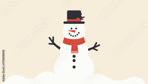 Armchair with Orange Cushion