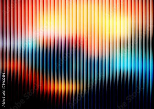 Abstract background with a rippled glass design