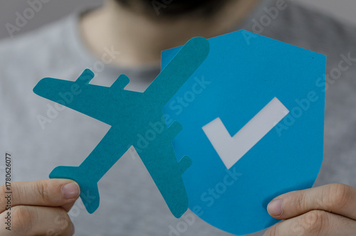 Conceptual image of airplan...