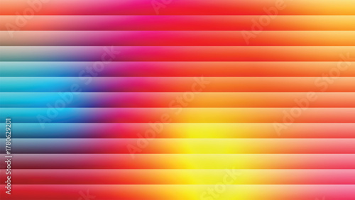 Abstract Stripes in Gradient: A striking display of vertical stripes, a vibrant dance of color from teal to deep blue, inviting the eye to explore its captivating form.