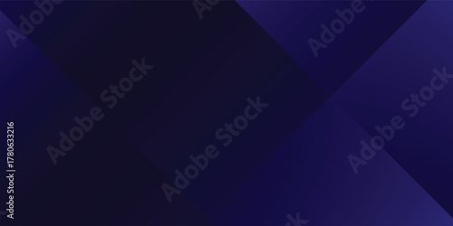 Abstract dark blue gradient background with shadow. Modern diagonal paper cut style. Suit for business, banner, poster,