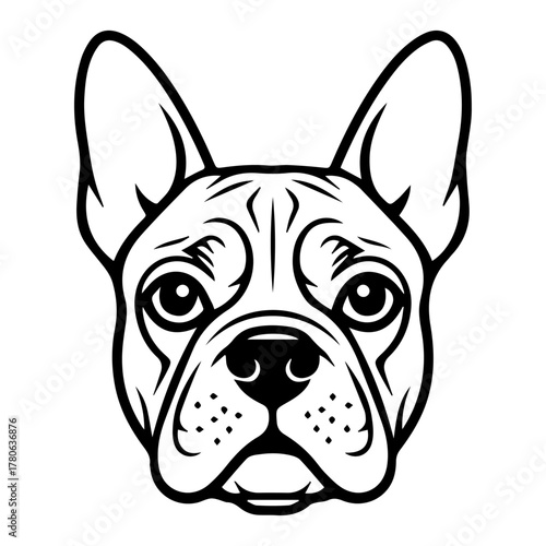 Vector Face Of Dog