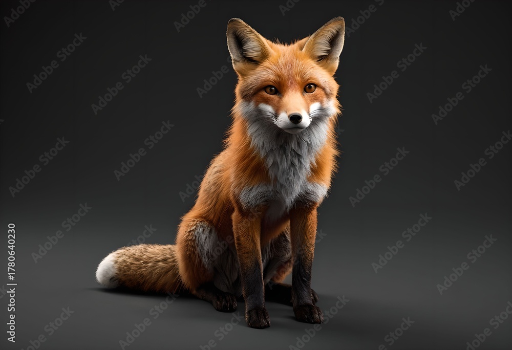 Fototapeta premium red fox vulpes