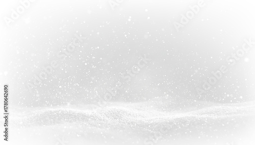 Snowflakes falling motion overlay isolated PNG