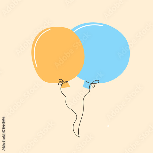 Happy Holiday Greeting Card Background. Party Doodle Decorative Element. Hand Drawn Funny Vibrant Childish Element. Gift Box for Birthday Party, Christmas Family Gift, New year or Wedding Greeting	