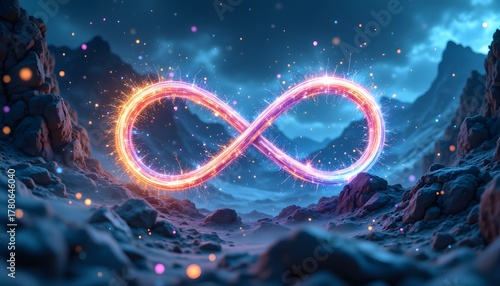 The concept of infinity symbolizes an infinite canvas for businesses to continuously evolve, adapt, and thrive in an ever changing market landscape.