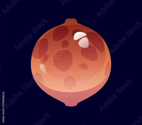 Reef seashell cartoon font letter O. Sea mussel cartoon kids ABC typeface sign, underwater mollusk conch vector typeset letter. Ocean shell English alphabet type element or font symbol