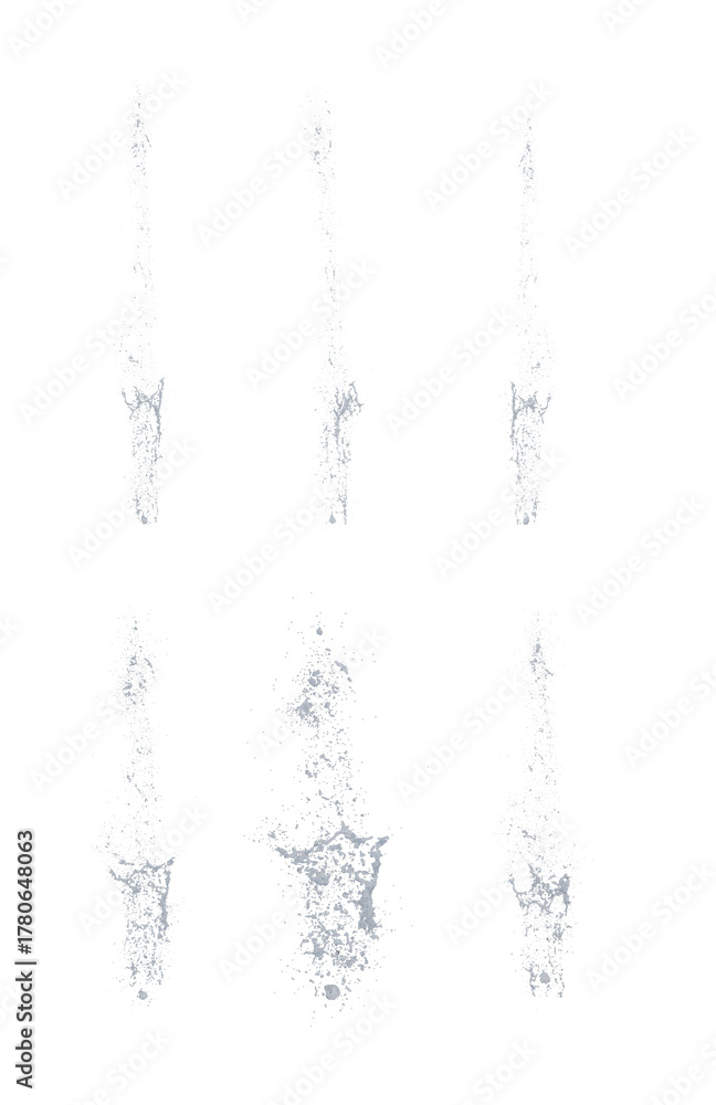 Obraz premium Liquid splash isolated transparent background 3d rendering 