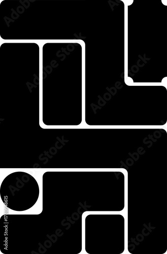 Black bento vector