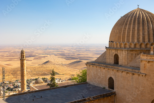 Mardin view from Zinciriye Madrasa at daytime