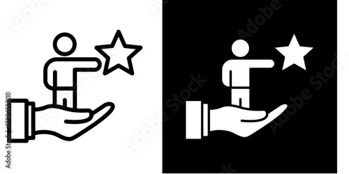 Career Mentor  Icon Set Multiple Style Collection