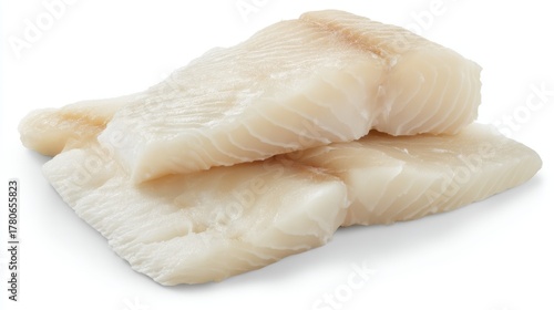 Wallpaper Mural Fresh cod fillets seafood market food photography bright environment top view culinary inspiration Torontodigital.ca