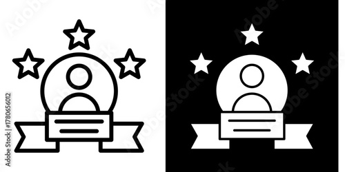 Personal Branding  Icon Set White Mix Style Collection