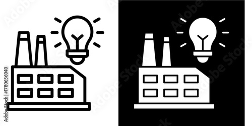 Industry Insight  Icon Set White Mix Style Collection