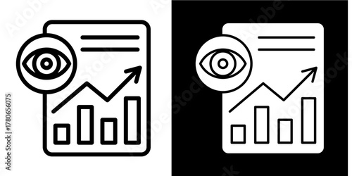 Vision Statement  Icon Set White Mix Style Collection