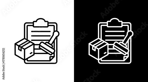 Validity  White Icon Set Design