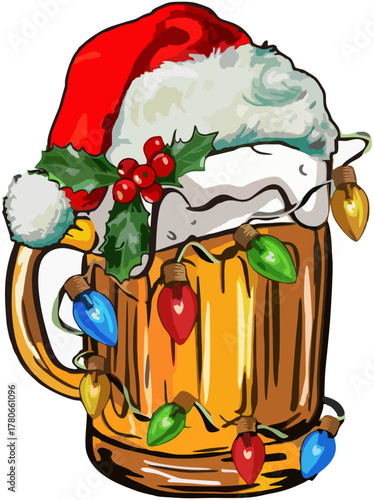 Christmass Beerr Mugss withh ...