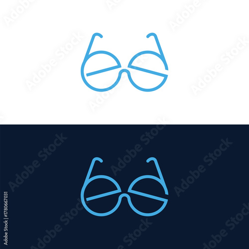 letter E and S sunglasses logo