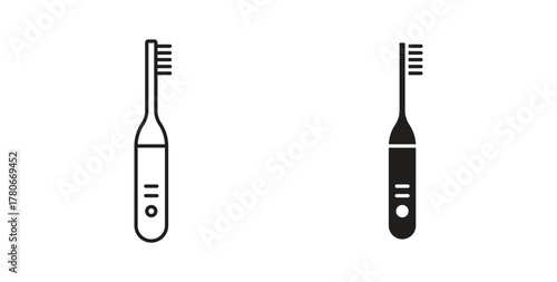 Electric toothbrush icon. Symbol, logo illustration. graphic icon set