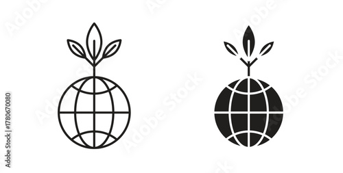 Environment icon. Symbol, logo illustration. graphic icon set