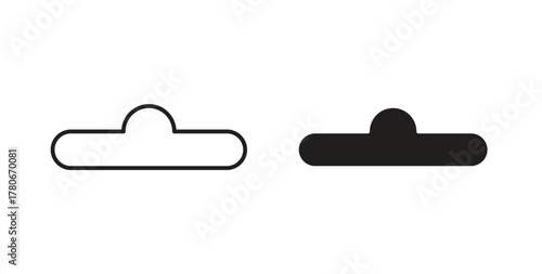 Euro hook icon. Symbol, logo illustration. graphic icon set