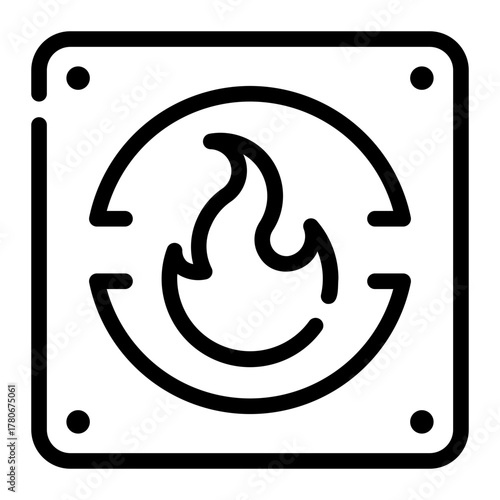 electricity line icon