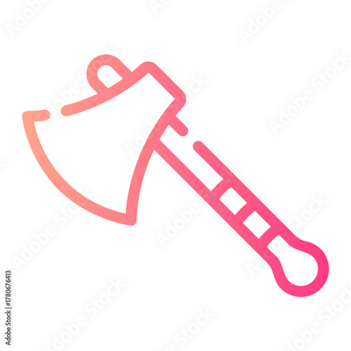 axe gradient icon