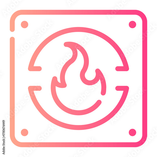 electricity gradient icon