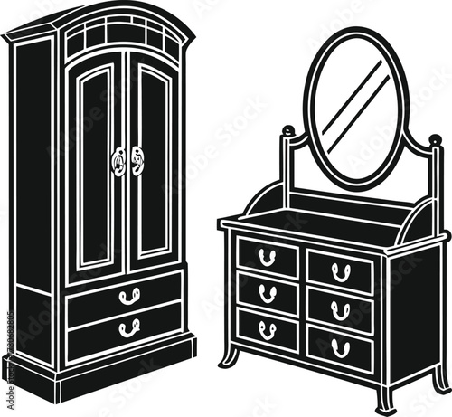 set of furniture