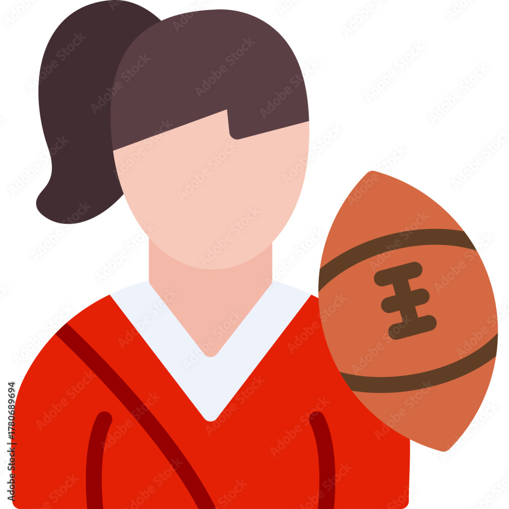 Fototapeta premium Rugby Icon