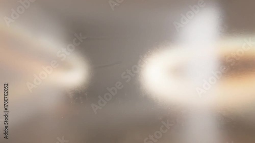 曇りガラス光空間ミニマルスタジオ