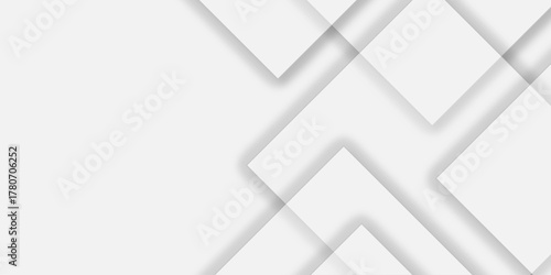 Modern geometrical dynamic and seamless abstract white background..Modern white and gray technology concept diamond triangle geometric background Suit for business, corporate institution presentation.