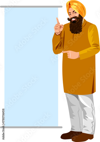 Indian man in a turban