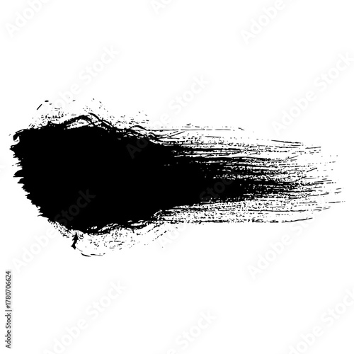 Hand-drawn ink strokes for grunge-inspired backgrounds