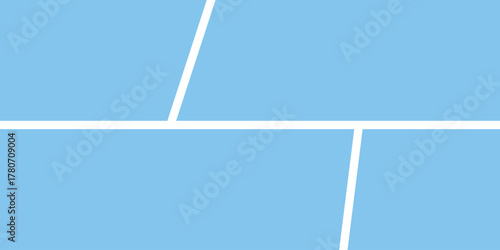 Vector photo collage 7 frames. Empty template for album, scrapbook, memory board, and portfolio display.