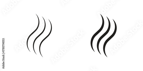 Hair icon silhouette vector designs. Editable Strokes