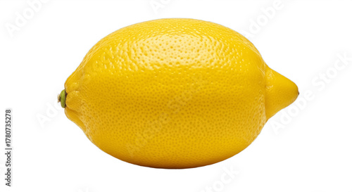 Whole lemon isolated on white background clipping path, full depth of field isolated on white background