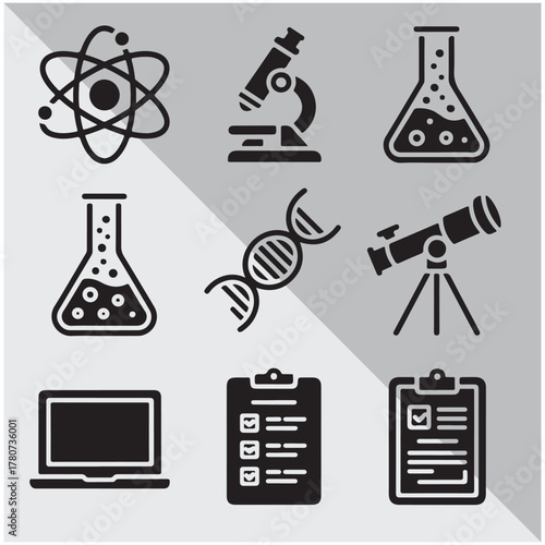 critical thinking icon collection, icon set, solid icon.