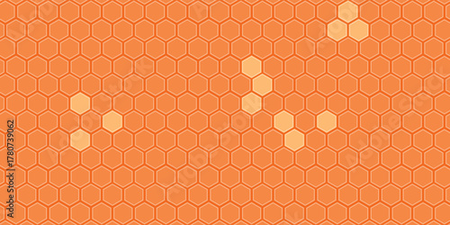 honeycomb vector, background wallpaper orange honey patern illustration