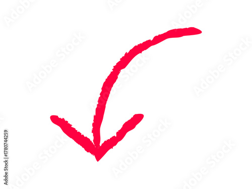 曲がった　上向き　左向き　矢印