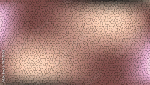 Abstract mosaic texture with colorful gradient tones, polygonal stained glass pattern, soft lighting background for modern design, web, art wallpaper, digital surface, and creative template 6