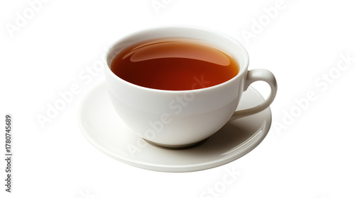 Wallpaper Mural White cup of tea isolated on a transparent background Torontodigital.ca