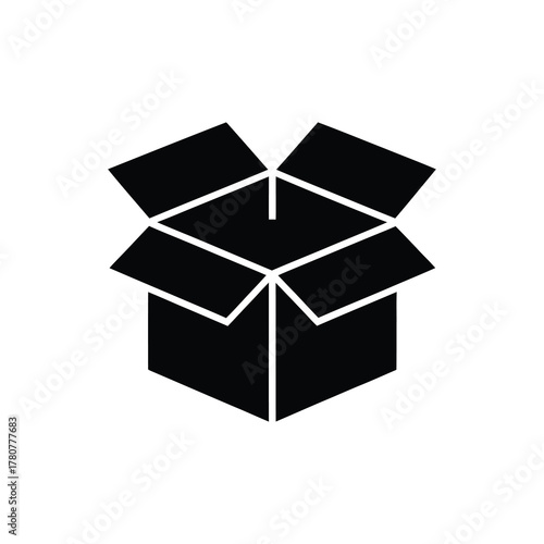 Open Box, Transparent Background, Unpacking, Delivery, Shipping, Cargo, Packaging