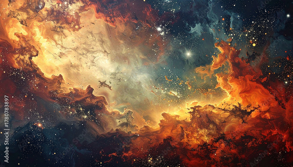 Naklejka premium Experiment with different color schemes and textures ai generated illustration 4