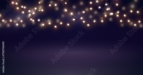 Dark blue festive backgroun...