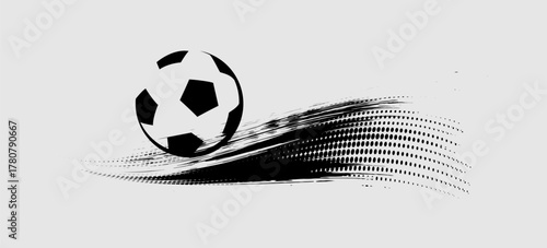 Soccer Ball Football Bounce Doodle Drawing Illustration Vector Icon