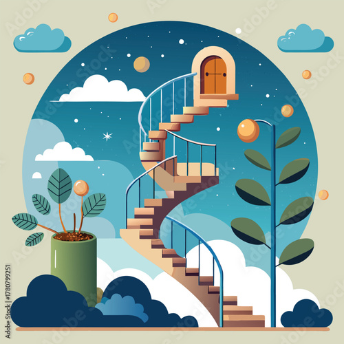 Stairway to the Starry Door